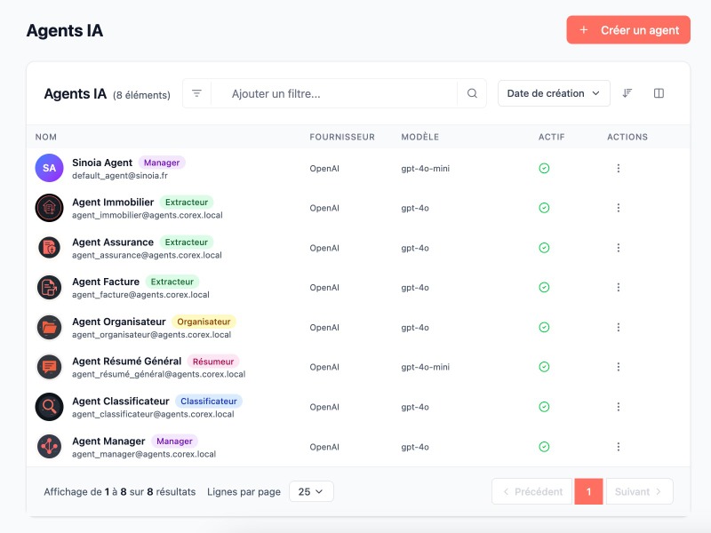 HubDoc - Classification automatique